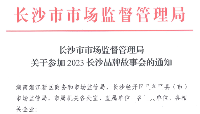 亚欣应邀参加2023長(cháng)沙品牌故事会